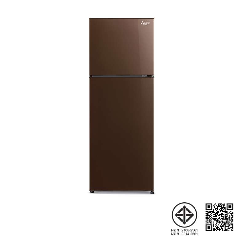 ตู้เย็น 2 ประตู MITSUBISHI ขนาด 243 ลิตร 8.6 คิว รุ่น MR-FC26EY สีน้ำตาล-1