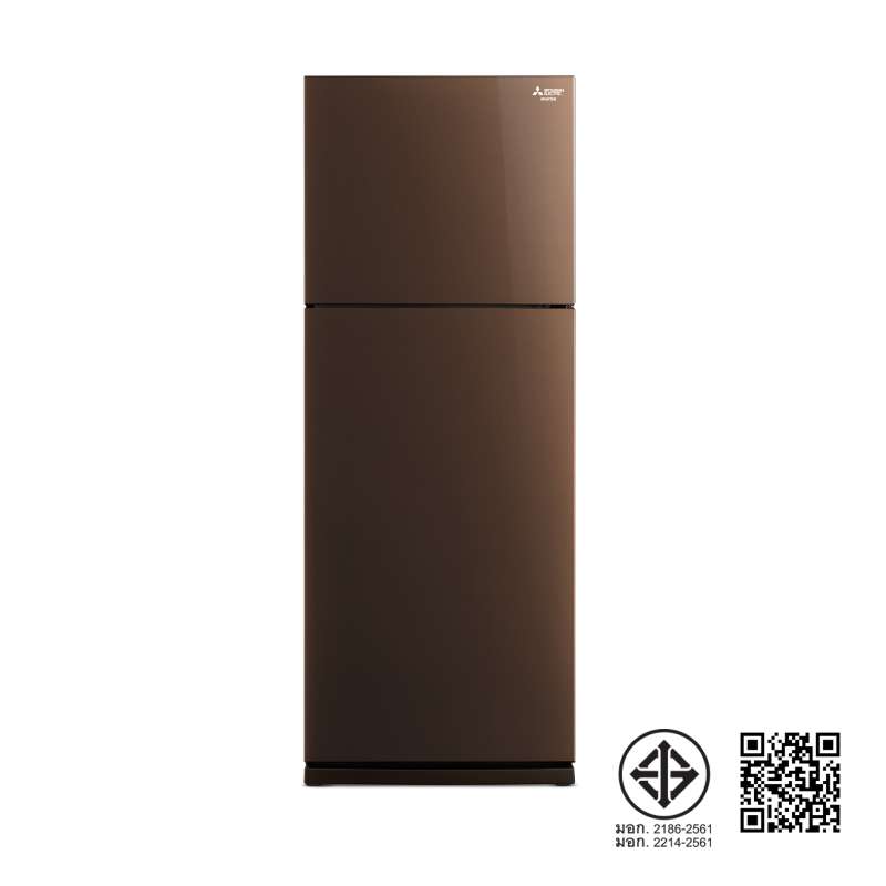 ตู้เย็น 2 ประตู MITSUBISHI ขนาด 413 ลิตร 14.6 คิว รุ่น MR-FS45EY สีน้ำตาล-1