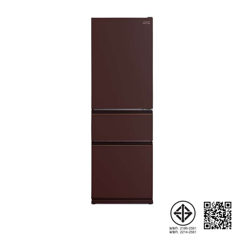 ตู้เย็น 3 ประตู MITSUBISHI ขนาด 363 ลิตร 12.8 คิว รุ่น MR-CGX42EY สีน้ำตาลประกาย-1