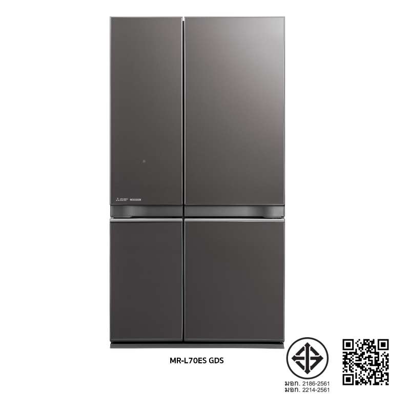 ตู้เย็น 4 ประตู MITSUBISHI ขนาด 635 ลิตร 22.4 คิว รุ่น MR-LA70EY สีเทาประกาย-1
