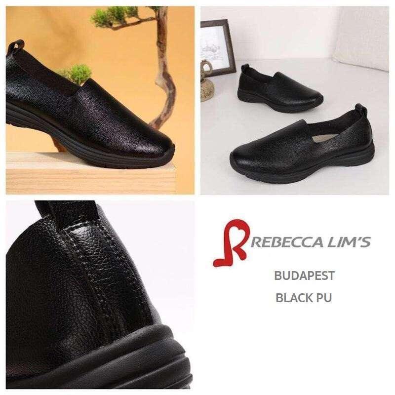 รองเท้าเพื่อสุขภาพ รุ่น Budapest  สี Blackpu  Size 38-1