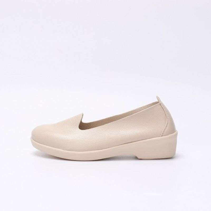 รองเท้าเพื่อสุขภาพ รุ่น Seoul  สี  Beige Pu Size 40-1