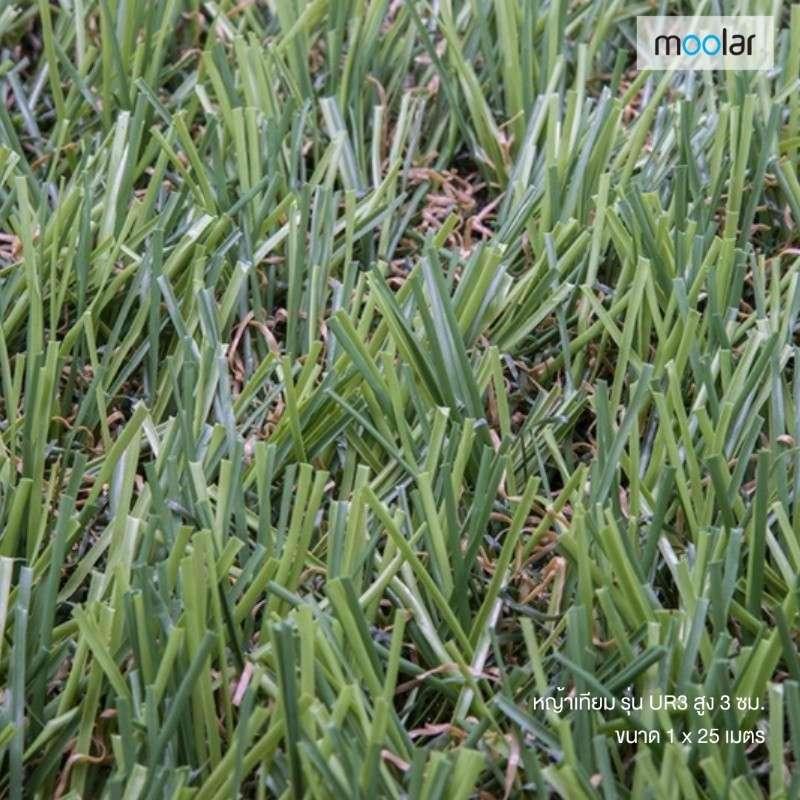 หญ้าเทียม Moolar  สูง 3 ซม. ขนาด 1 x 25 เมตร รุ่น UR3-1