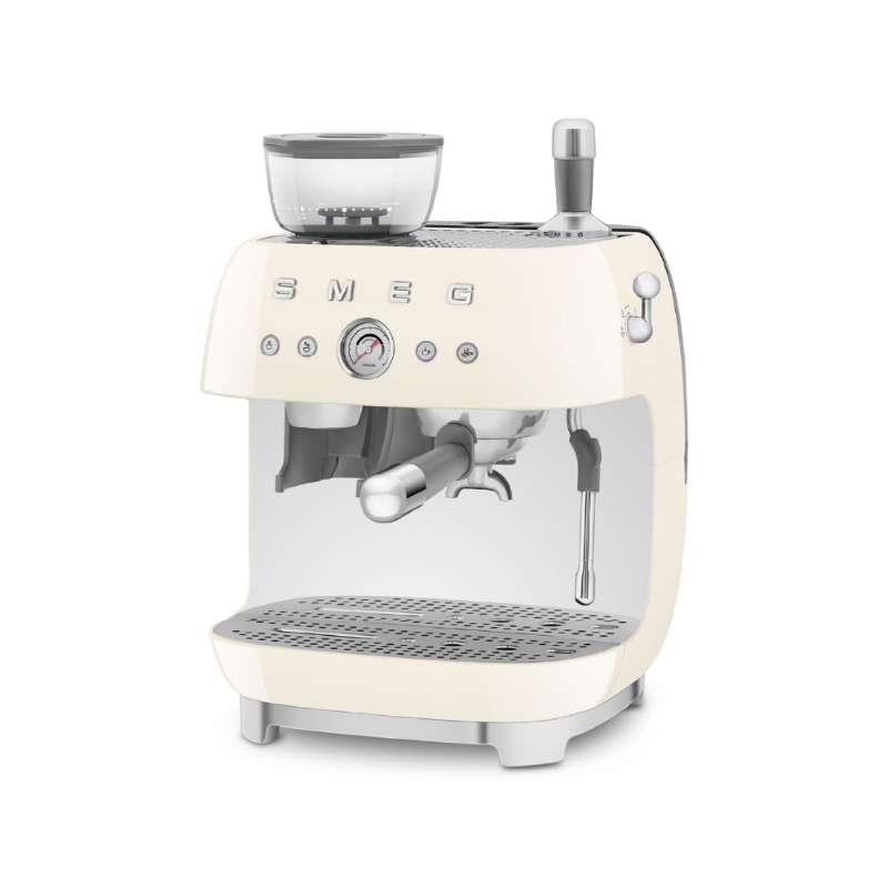 SMEG เครื่องชงกาแฟพร้อมเครื่องบดกาแฟในตัว EGF03CREU สีครีม-1