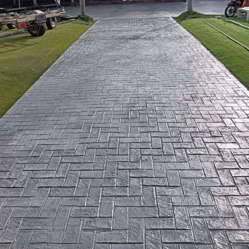 ค่าสำรวจหน้างานบริการติดตั้งพื้นคอนกรีตพิมพ์ลาย (Stamp Concrete )-1