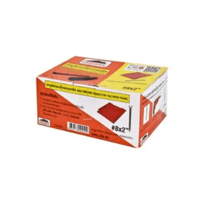 สกรูปลายสว่านยึดกระเบื้องคอนกรีต Profast เบอร์ 8 ยาว 2 นิ้ว (250 ตัว/กล่อง)-1