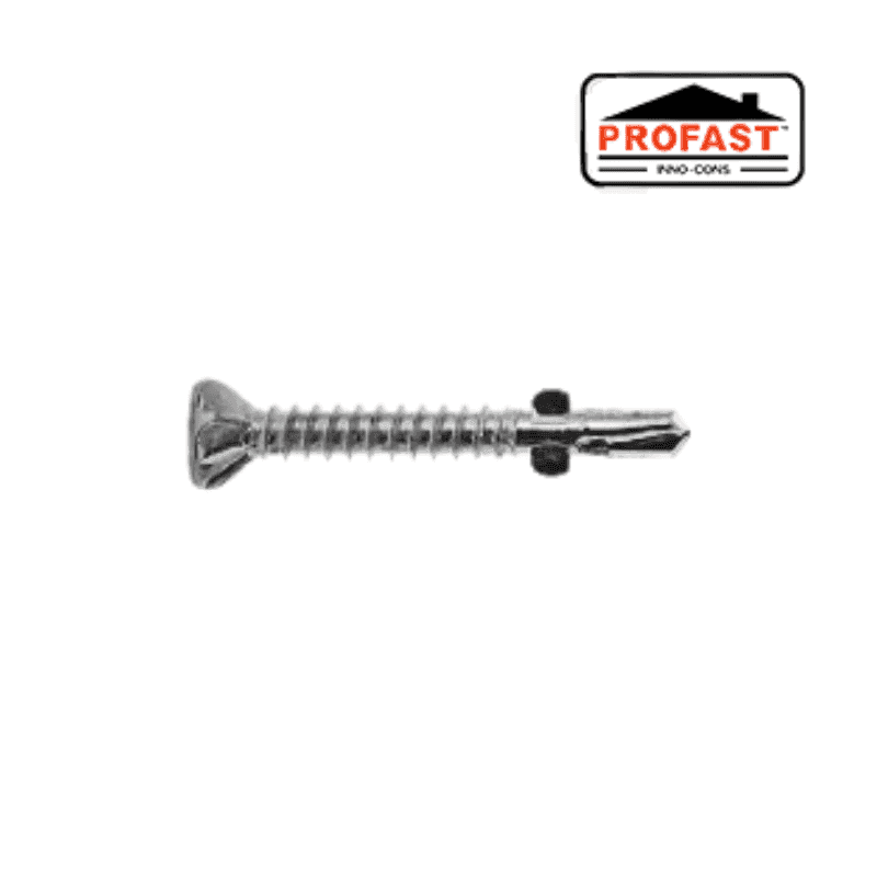 สกรูไม้ฝา Profast เบอร์ 7 ยาว 32 มม. (​7×1.2″) (บรรจุ 250 ตัว/กล่อง) มีปีก-1
