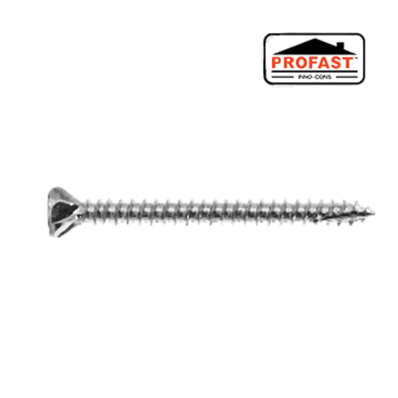 สกรูยึดไม้ฝา Profast เบอร์ 7 ยาว 45 มม. (​7×1.5″) (บรรจุ 200 ตัว/กล่อง) ปลายแหลม เจาะไม้-1
