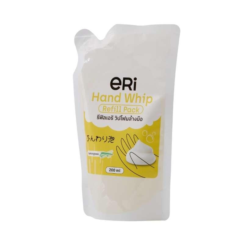 Eri โฟมล้างมือออร์แกนิก Lemongrass (กลิ่นตะไคร้หอมสดชื่น) Refill Pack 200 ML-1