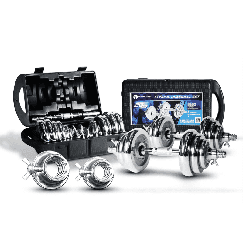 ดัมเบลโครเมี่ยม HFT 20 kg  - Homefittools-1