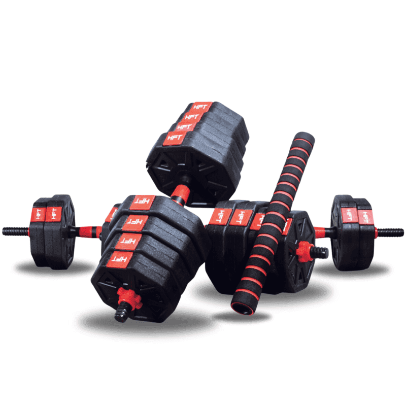 ดัมเบลพลาสติก HFT 40 kg - Homefittools-1