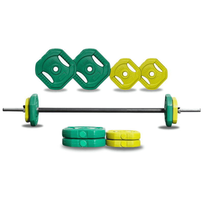 เซ็ตบาร์เบลยกน้ำหนัก 10 kg - Homefittools-1