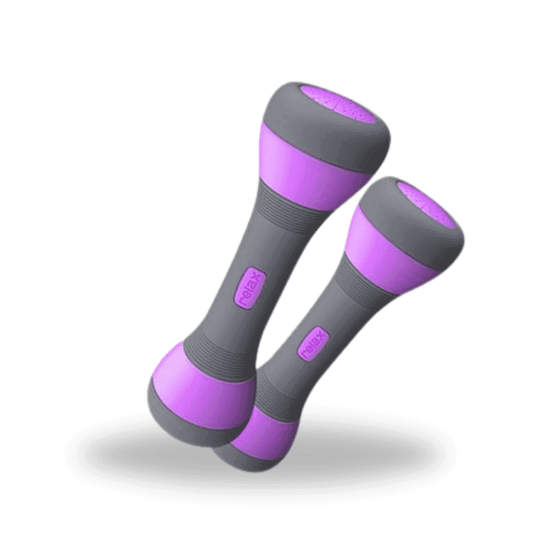 ดัมเบลปรับน้ำหนัก GX2 1-2 kg 1 คู่ สีม่วง - Homefittools-1