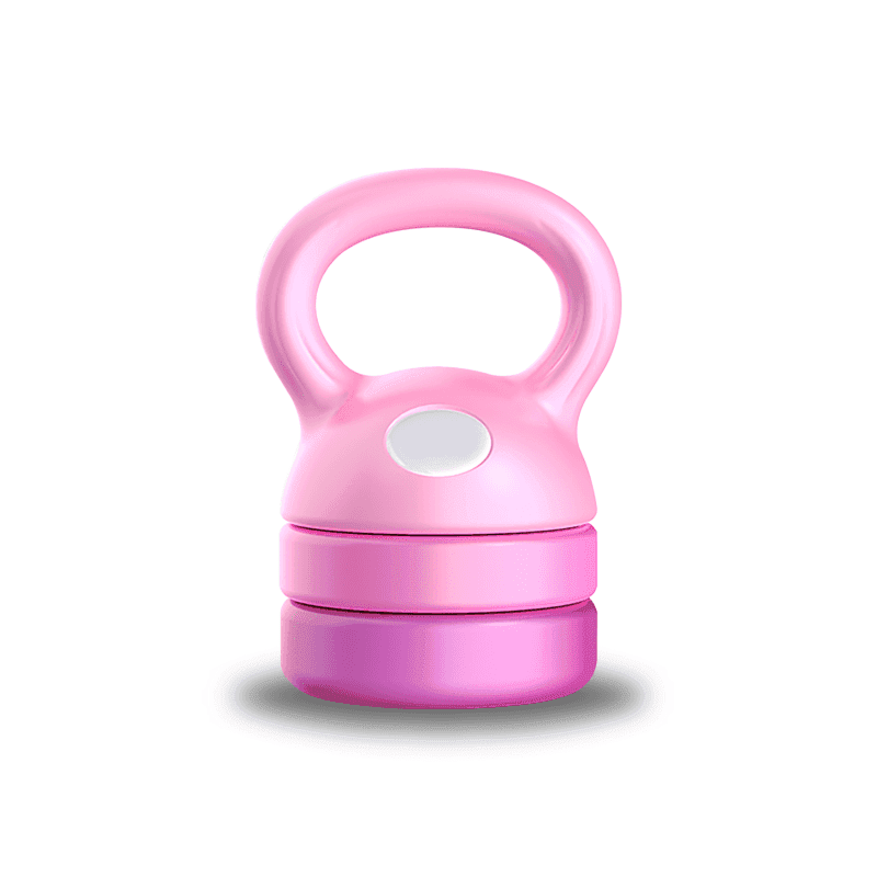 ตุ้มน้ำหนัก ปรับน้ำหนักได้ สีชมพู - Homefittools-1