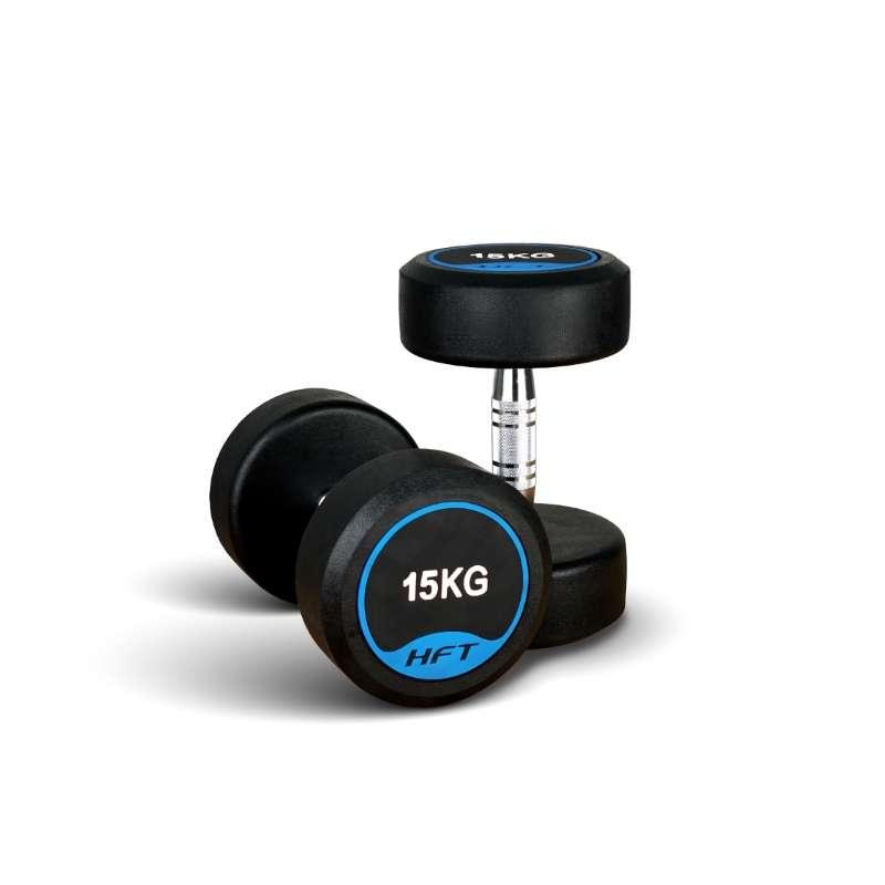 ดัมเบลกลม HFT 15 kg 1 คู่ - Homefittools-1