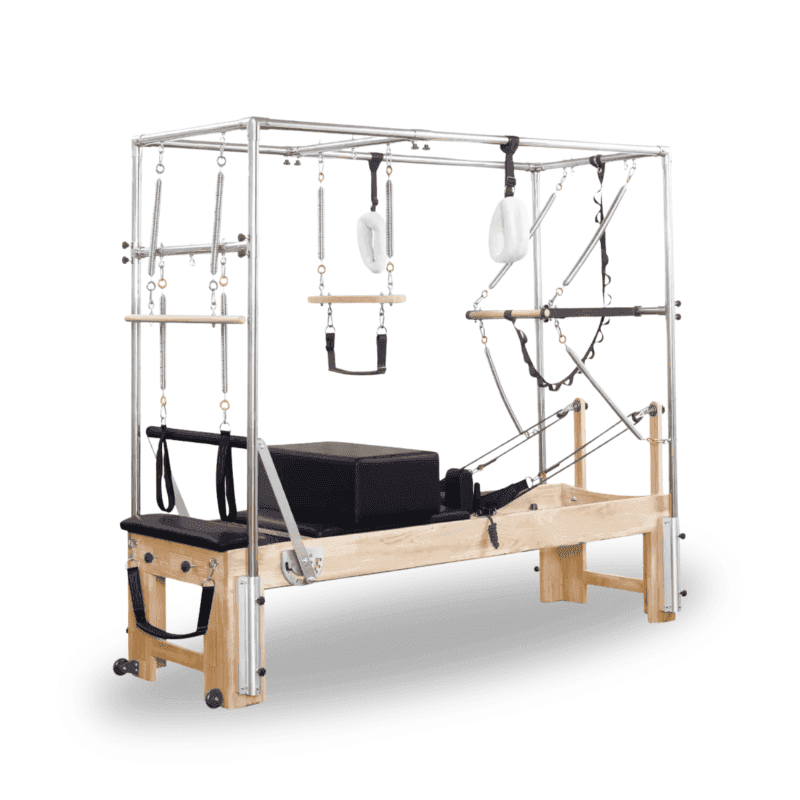 เครื่องพิลาทิส Pilates Reformer & Cadillac HOMEFITTOOLS ไม้ยางพารา-1