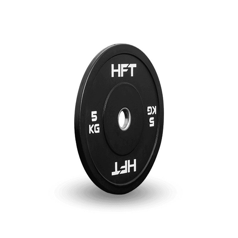 แผ่นน้ำหนักโอลิมปิค 5 kg Bumper HFT - Homefittools-1