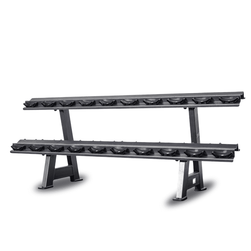 เซ็ตดัมเบล HFT 10 คู่ 2.5-25kg แบบเหลี่ยม พร้อมแร็ค R103 - Homefittools-1