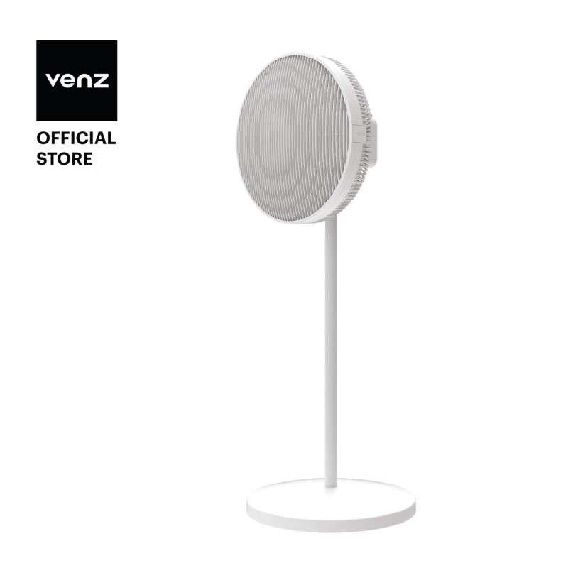 Venz เวนซ์ พัดลมตกแต่งบ้านมินิมอล รุ่น Linear (Gen2) 16 นิ้ว แบบตั้งพื้น สีขาว-1