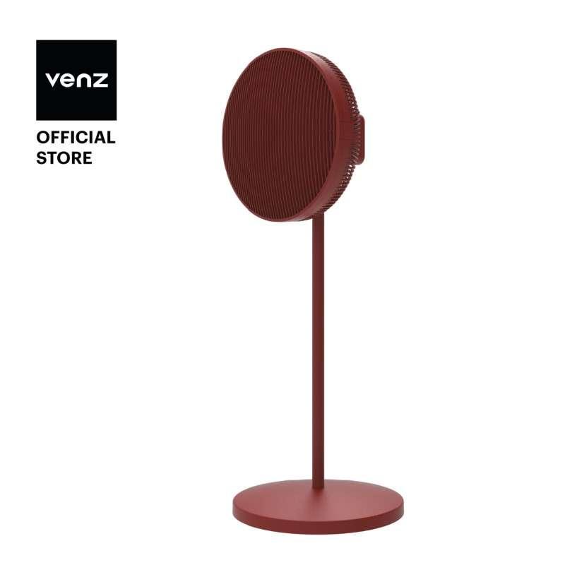 Venz เวนซ์ พัดลมตกแต่งบ้านมินิมอล รุ่น Linear (Gen2) 16 นิ้ว แบบตั้งพื้น สีแดง-1
