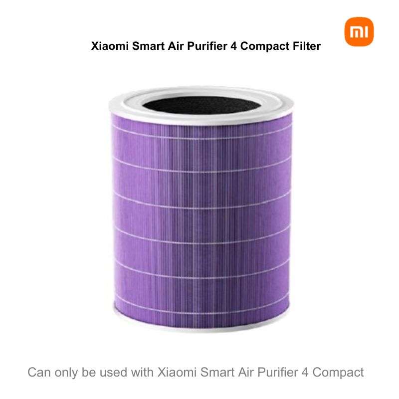 ไส้กรองเครื่องฟอกอากาศ Xiaomi Smart Air Purifier 4 Compact Filter Pro: กำจัดเชื้อโรค ป้องกันแบคทีเรียและเชื้อรา (58212)-1