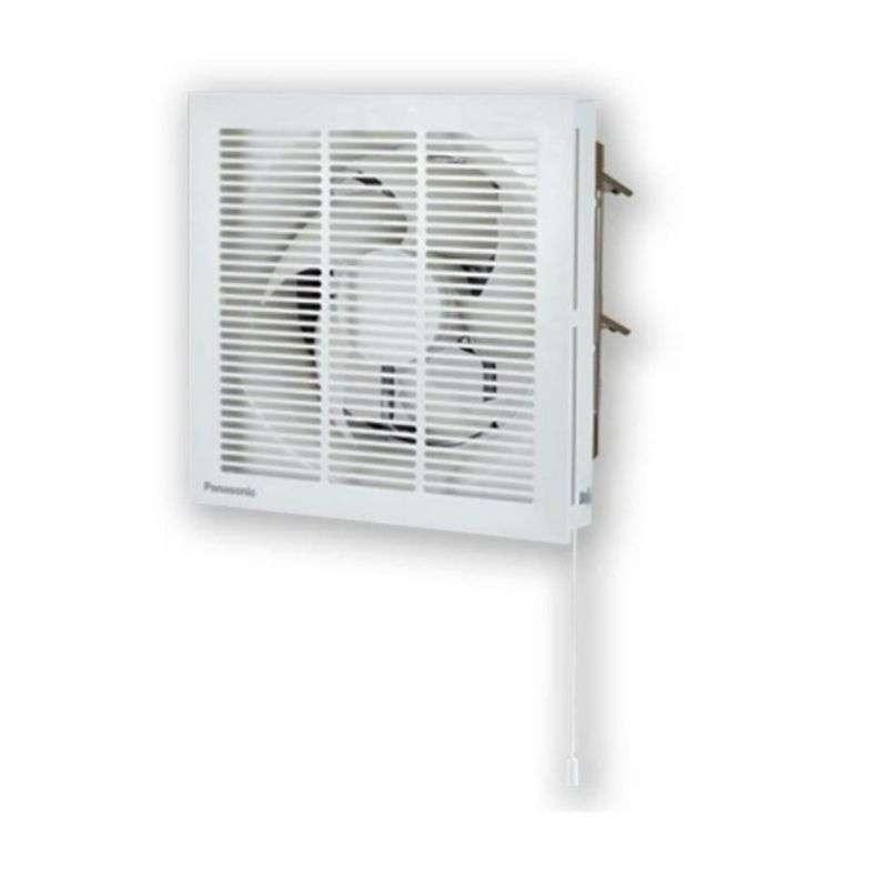 พัดลมระบายอากาศติดผนังชนิดกลับทิศทางลมได้ใบพัด 10 นิ้ว เปิด-ปิด โดยใช้เชือกกระตุก รุ่น FV-25RL1-1