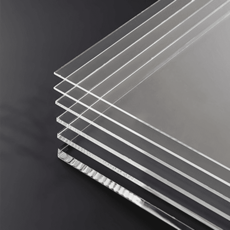 แผ่นอะคริลิกใส ราวกันตก รุ่น Firm Series สี Clear 001 1,000x900x8 มม.-1