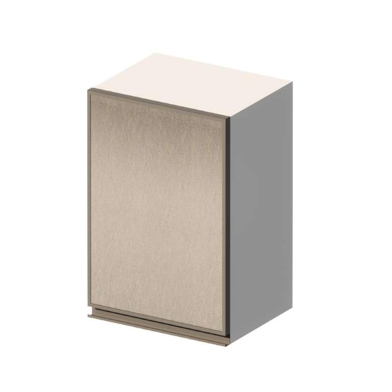 บานซิงค์เดี่ยวเปิดขวา รุ่น BRIX 40x60 ซม. สี METAL-1