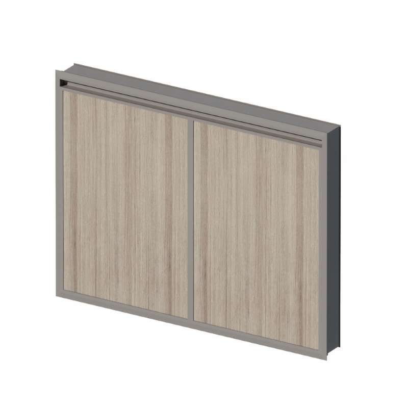 บานซิงค์คู่ รุ่น BRIX 80x60 ซม. สี OAK WOOD-1