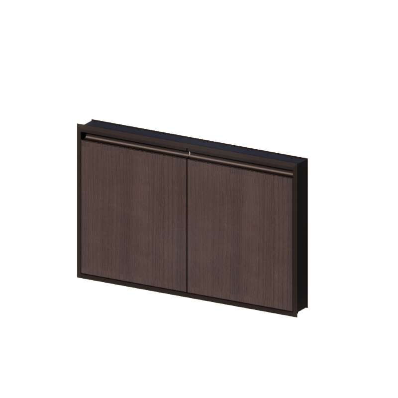 บานคู่ใต้เตา รุ่น MAXII 80x50 ซม. สี Rich Walnut-1