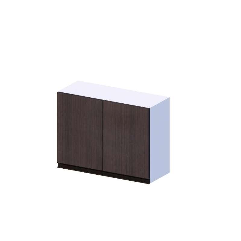 ตู้แขวนบานเปิดคู่ MAXII 80x60 ซม. สี Rich Walnut-1