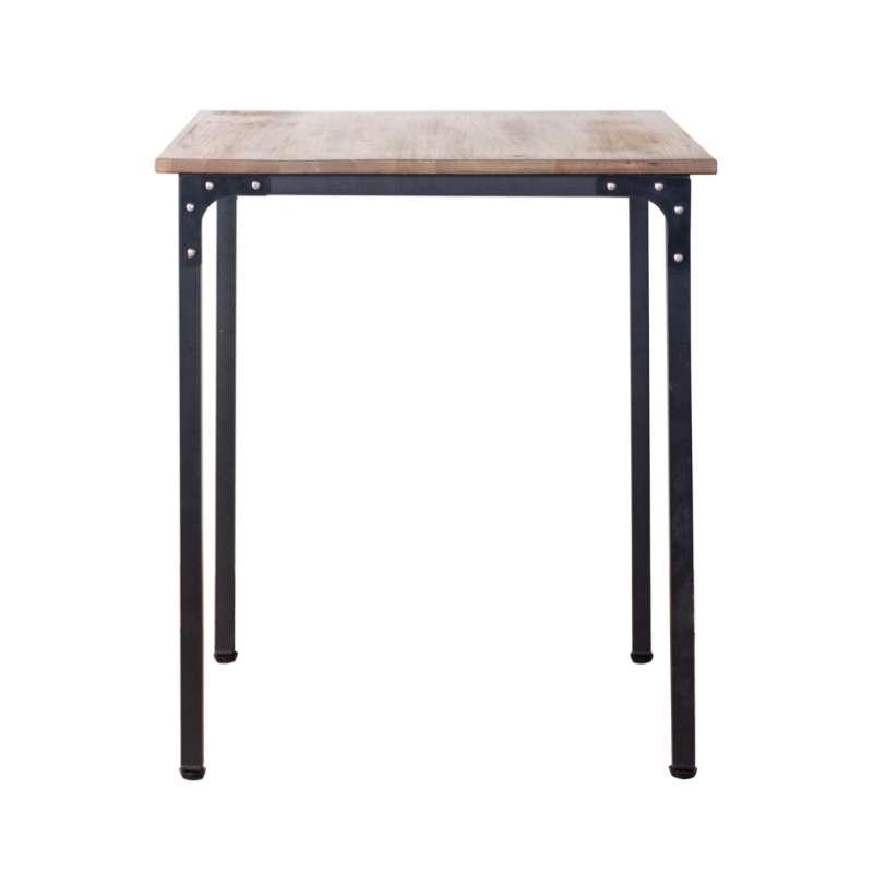 โต๊ะทานอาหาร 2ที่นั่ง หน้าโต๊ะไม้สะเดา-1