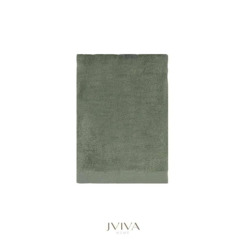 Jviva ผ้าขนหนูใยไผ่100% เช็ดตัว ไซส์ M (27x54นิ้ว) สีเขียว Green Sage-1