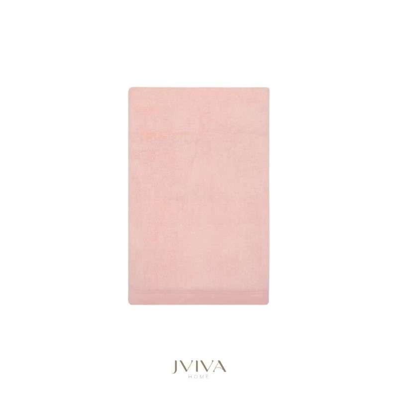 Jviva ผ้าขนหนูใยไผ่100% เช็ดตัว ไซส์ L (27x60นิ้ว) สีชมพู Rose Quartz-1