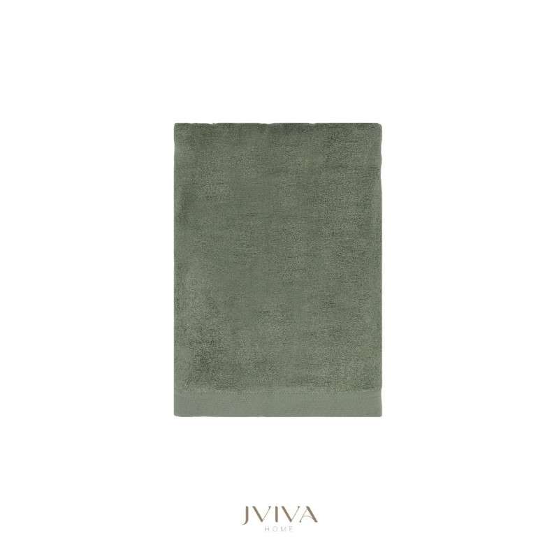 Jviva ผ้าขนหนูใยไผ่100% เช็ดตัว ไซส์ L (27x60นิ้ว) สีเขียว Green Sage-1
