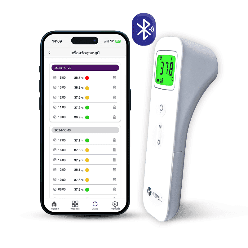 Allwell เครื่องวัดอุณหภูมิ รุ่น Smart temp-1