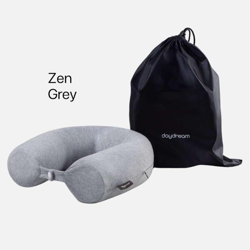 DayDream - Twist Neck Pillow หมอนรองคอบิดได้ (สี Zen Grey - น้ำเทาอ่อน)-1