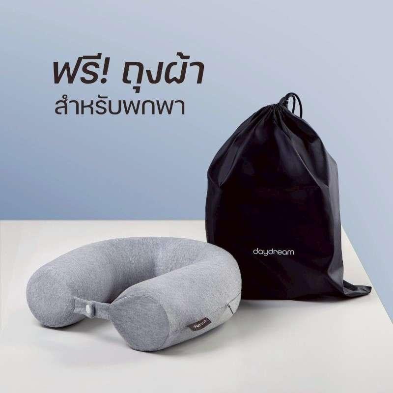 DayDream - Twist Neck Pillow หมอนรองคอบิดได้ 2 ใบ (Ocean Navy + Zen Grey)-1