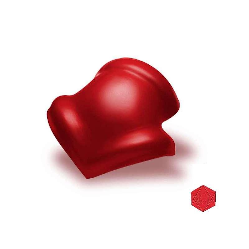 ครอบโค้ง 3 ทาง ไฟเบอร์ซีเมนต์ เอสซีจี รุ่นลอนคู่ สีแดงประกายมุก-1