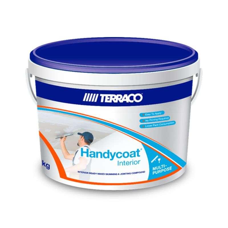 Terraco โพลิเมอร์พิเศษฉาบบาง HANDYCOAT INTERIOR สีขาว 25kg-1