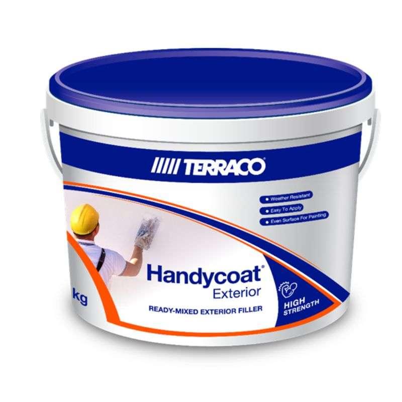 Terraco โพลิเมอร์พิเศษฉาบบาง HANDYCOAT EXTERIOR สีขาว 25kg-1