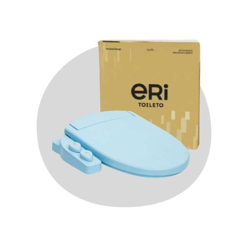 ERI Premium ฝารองนั่ง / ฝาชักโครก กึ่งอัตโนมัติไม่ใช้ไฟฟ้า สี FRESH WATER [Recycle] -1