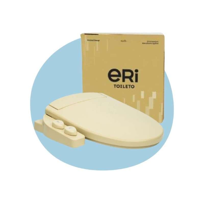 ERI Premium ฝารองนั่ง / ฝาชักโครก กึ่งอัตโนมัติไม่ใช้ไฟฟ้า สี WARM LIGHT [Recycle] -1