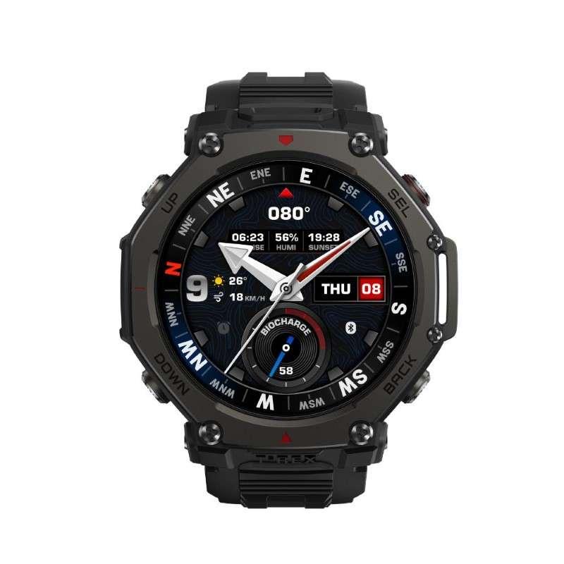 นาฬิกาสมาร์ทวอทช์ สำหรับออกกำลัง Amazfit รุ่น T-Rex 3 Pro 48mm สีTactical Black-1