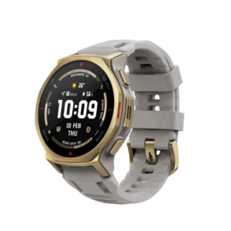 นาฬิกาสมาร์ทวอทช์ สำหรับออกกำลัง Amazfit รุ่น T-Rex 3 Pro 44mm สี Arctic Gold-1