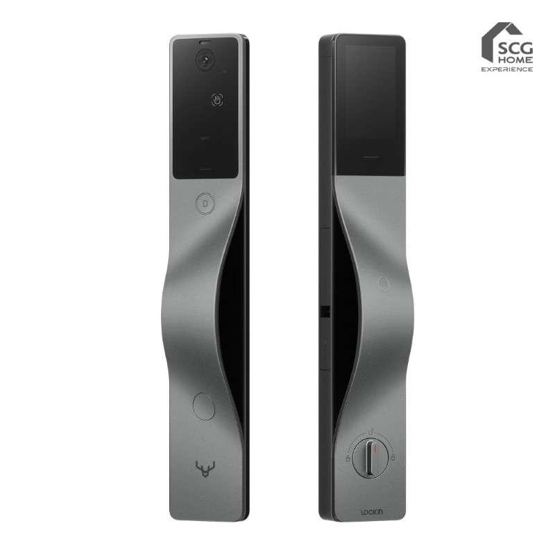 กลอนประตูดิจิตอล Lockin V5 MAX Dummy Silver Right-1