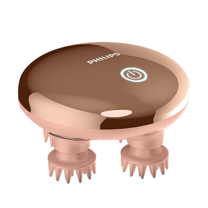 Philips เครื่องนวดหนังศีรษะไฟฟ้า แบบมือถือ ที่นวดแมว นวดสุนัข ซิลิโคน ขนาดเล็กพกพาสะดวก PPM1301-1