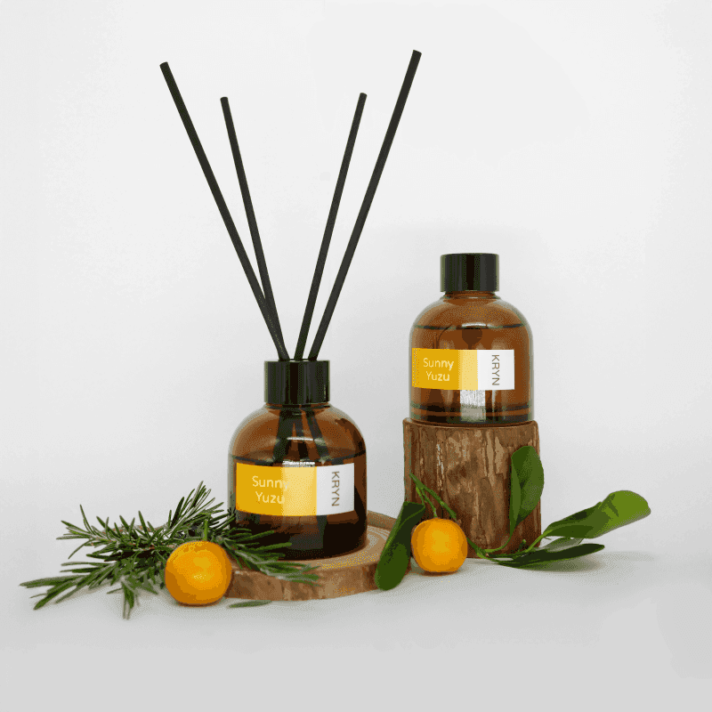 ก้านไม้หอม KRYN Sunny Yuzu ขนาด 100 ml. (กลิ่นส้มยูซุ)-1