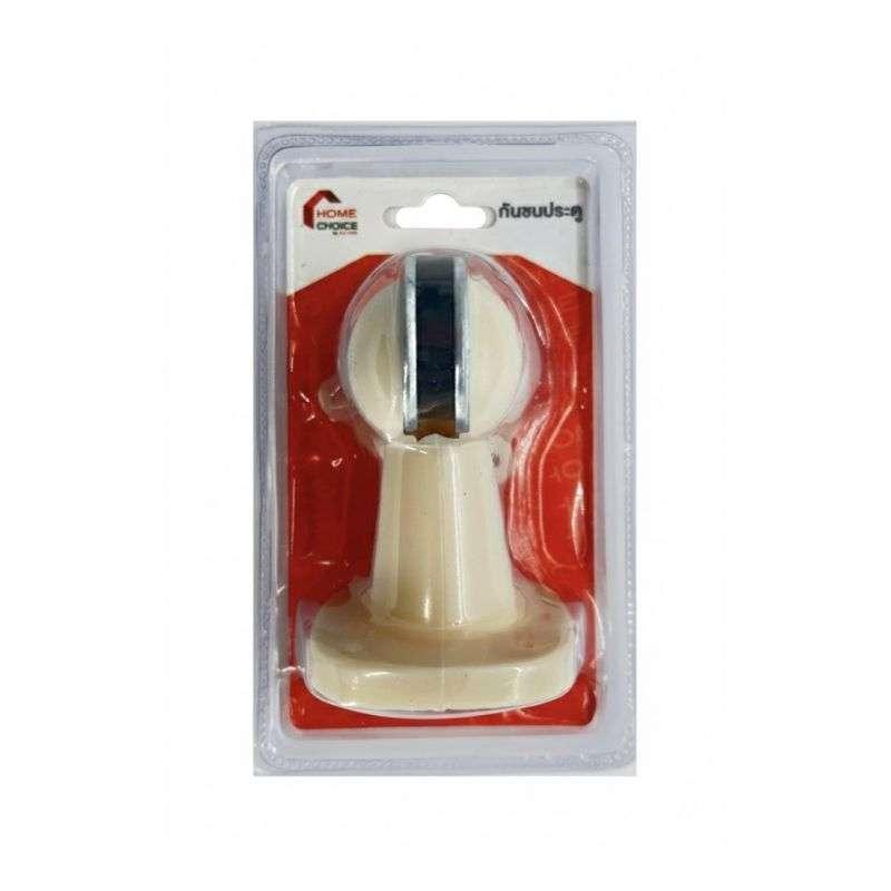 กันชนประตูพลาสติก แบบมีแม่เหล็ก สีครีม HOME CHOICE-1