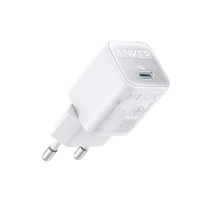 หัวปลั๊กไฟ Anker A2147 Nano3  511 30W Charger White-1